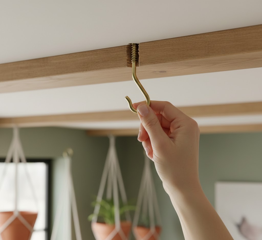 Installing ceiling hook